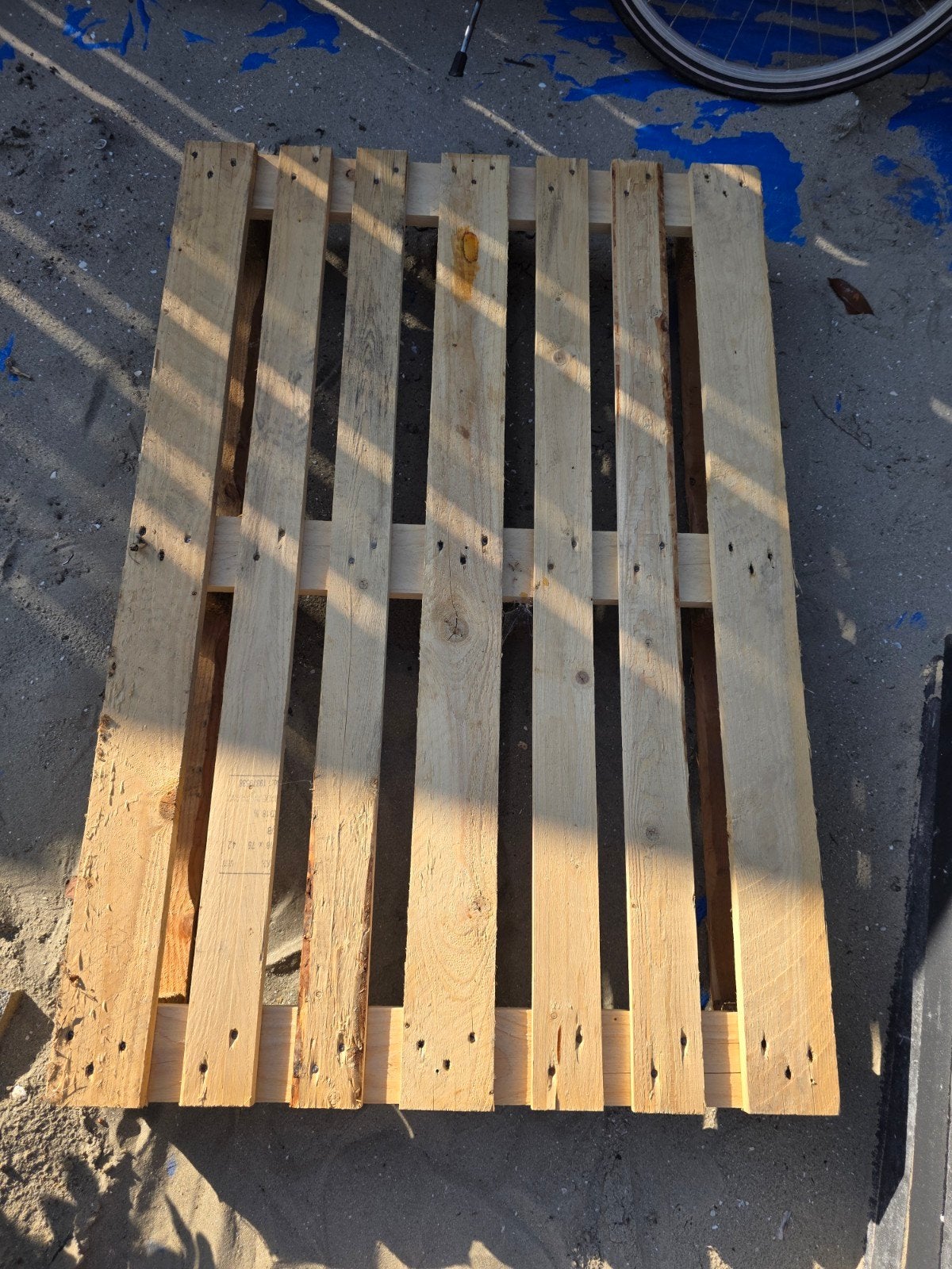 Houten Pallet - Gebruikt, Ophalen, Gebruikt, 50 mm of meer, Pallet