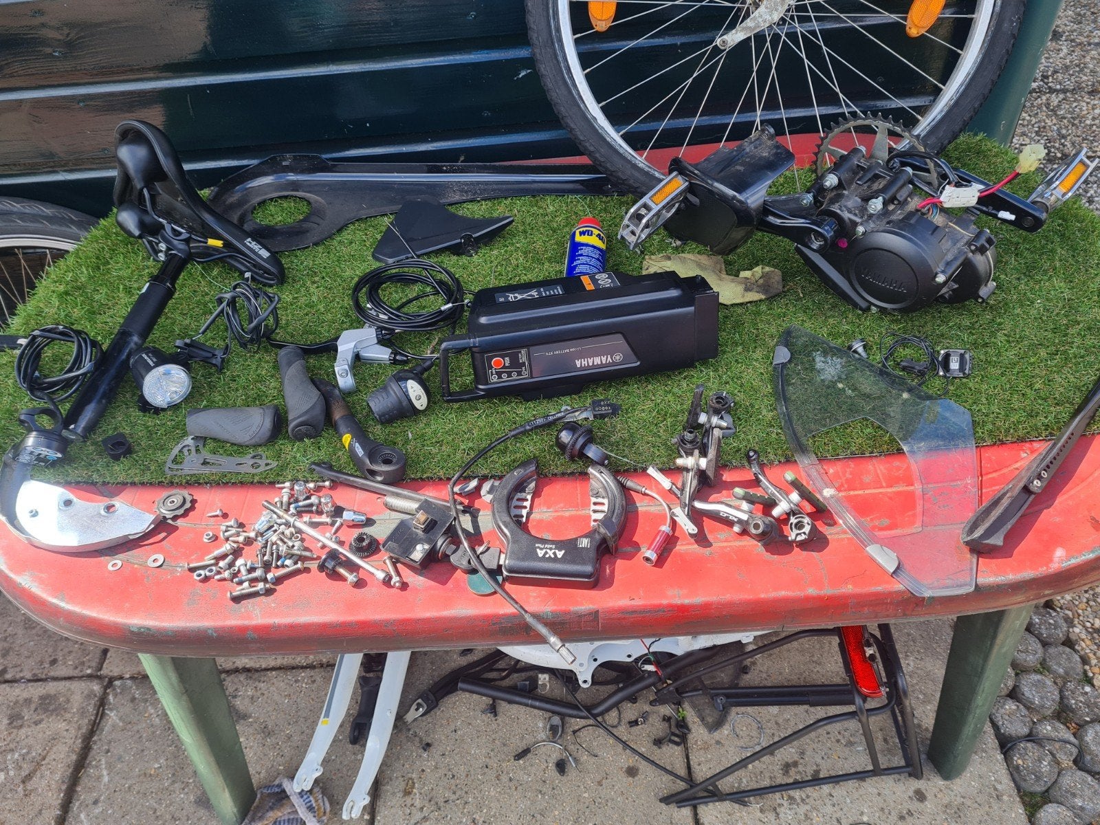 Zgan Winora L2 ebike met yamaha middenmotor in onderdelen, Ophalen of Verzenden, Zo goed als nieuw, Overige typen