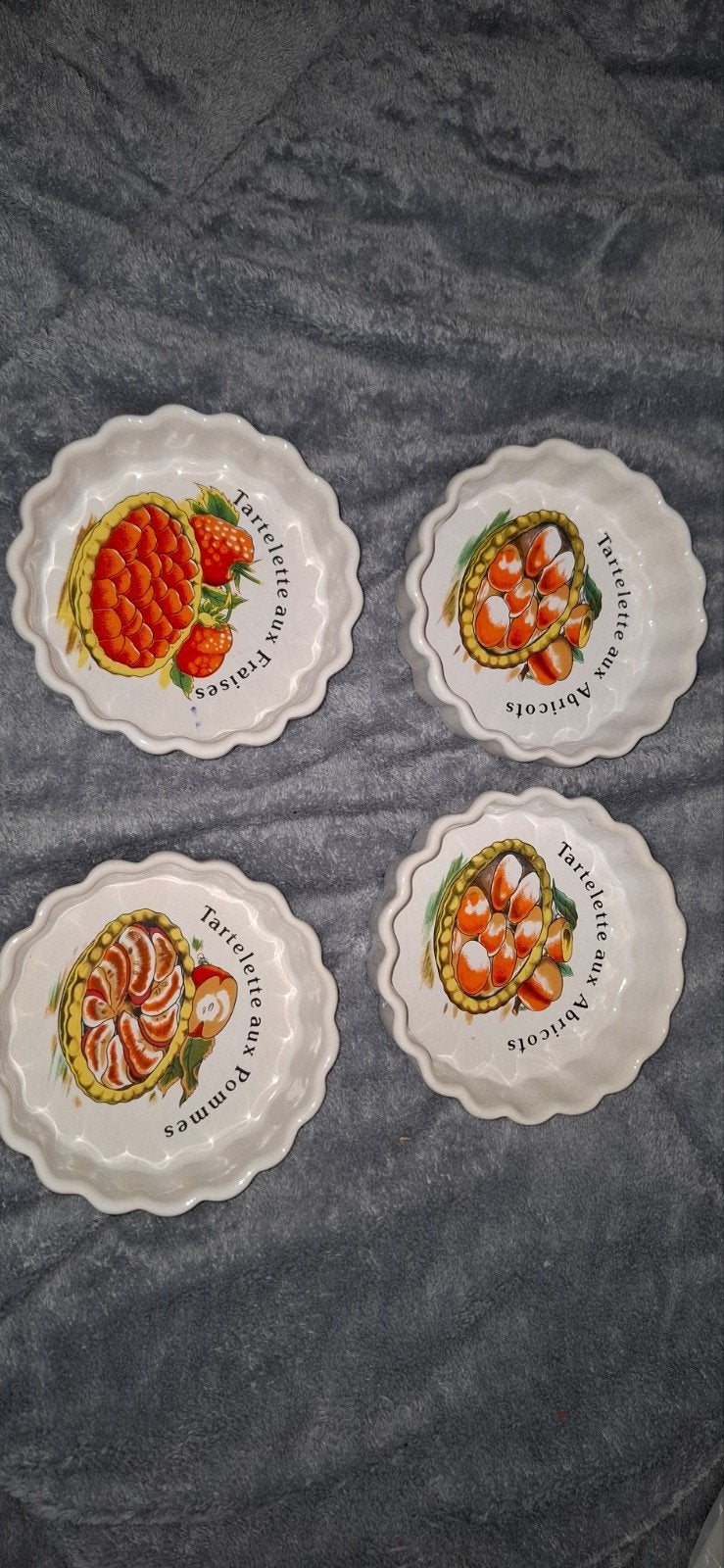 Tartelette vormen 4 stuks doorsnede 12.5 cm
In goede staat, Huis en Inrichting, Keuken | Servies, Ophalen of Verzenden, Zo goed als nieuw