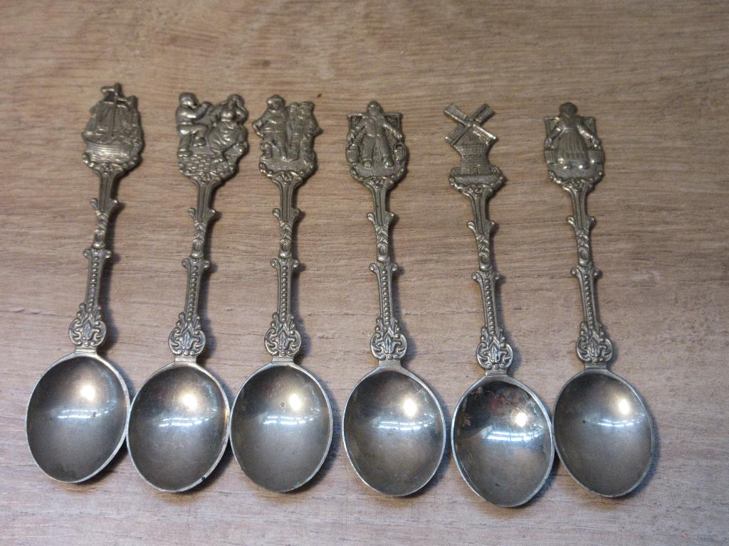 Diverse theelepels Holland, Antiek en Kunst, Antiek | Bestek, Ophalen of Verzenden