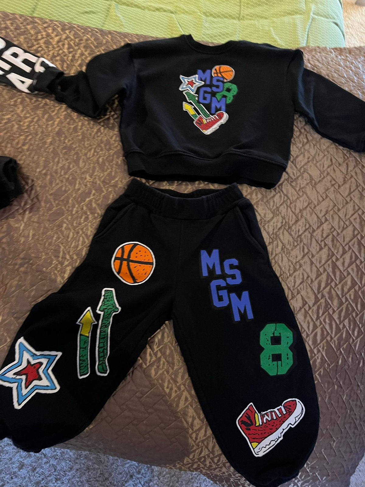 MSGM  joggingpak maat 92 origineel zgan, Kinderen en Baby's, Kinderkleding | Maat 92, Meisje, Ophalen of Verzenden, Zo goed als nieuw