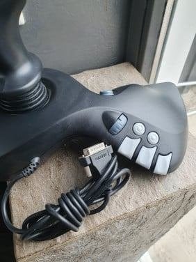 Zgan Gravis Xterminator DualControl Joystick, Computers en Software, Joysticks, Ophalen of Verzenden, Zo goed als nieuw, Gravis