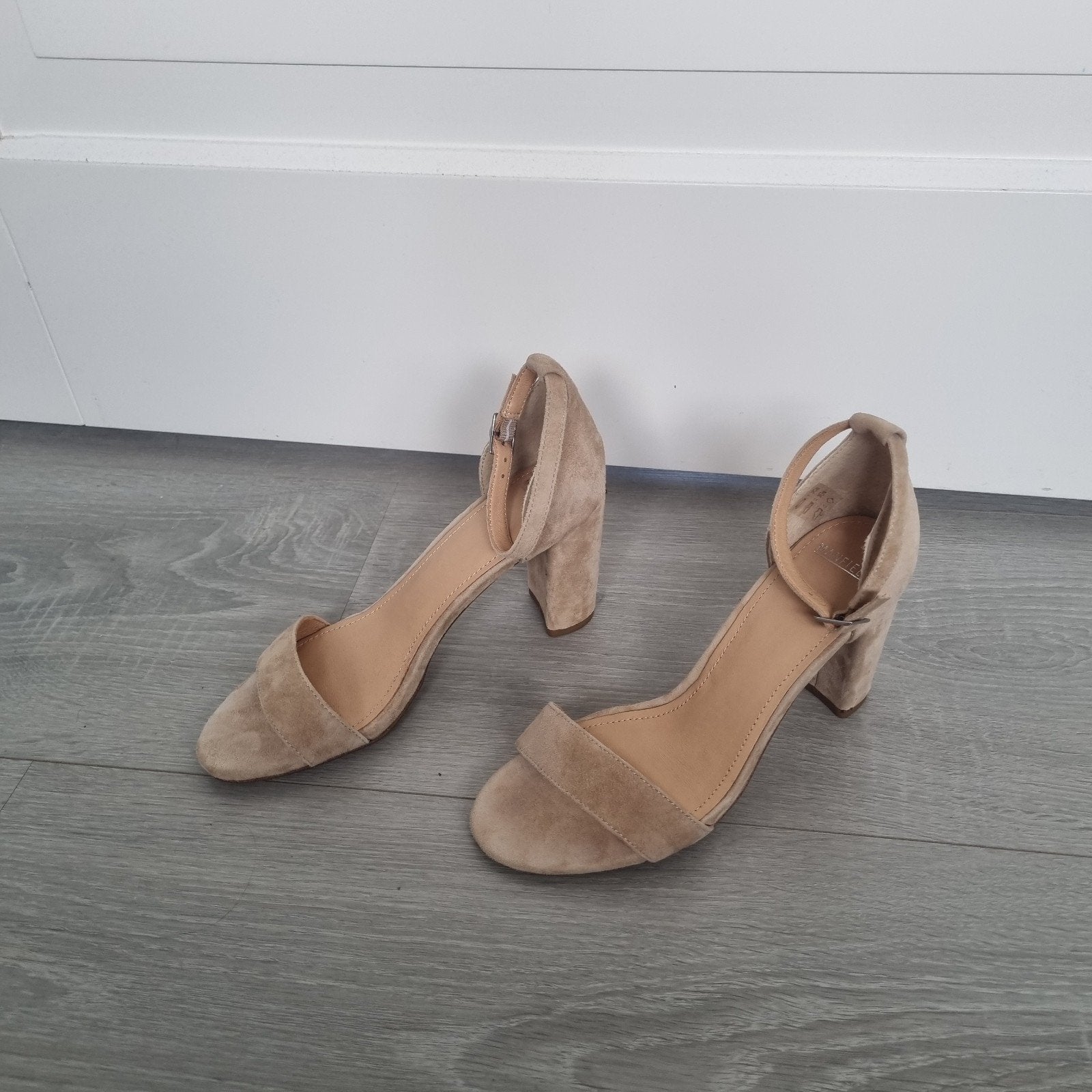 Manfield sandaaltjes, maat 38, Ophalen of Verzenden, Zo goed als nieuw, Sandalen of Muiltjes