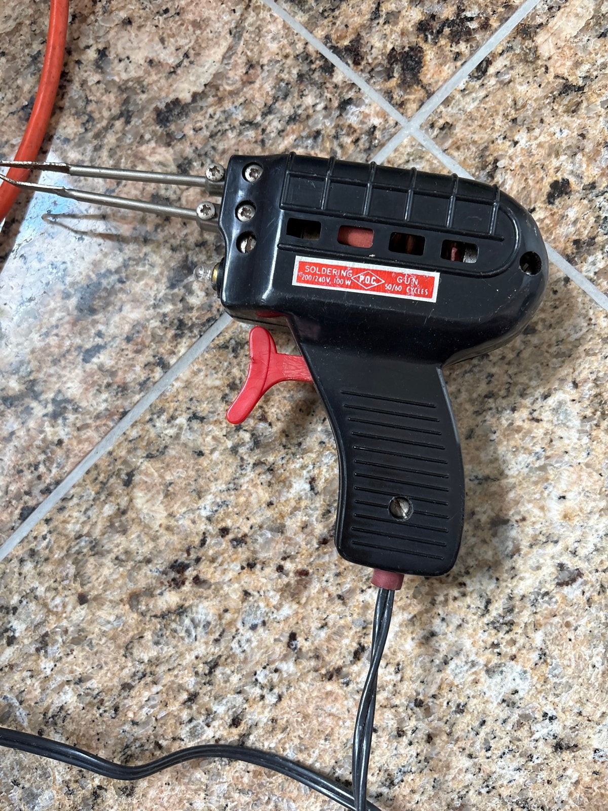 Vintage Soldeerpistool - PAC Soldering Gun 200/240V 100W, Ophalen of Verzenden, Gebruikt