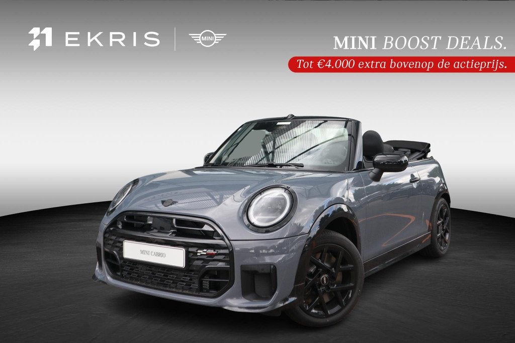 MINI Cabrio C | John Cooper Works Uitvoering + Pakket L, Auto's, Mini, 1998 cc, Cabriolet, 4 stoelen, 163 pk