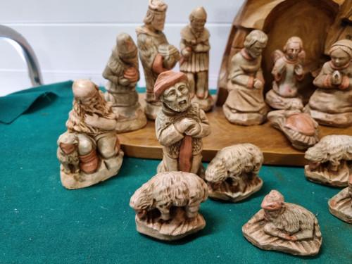 Kerststal handgemaakt met zware beelden ,, Diversen, Kerst, Ophalen of Verzenden, 'T Olde Gre-j, Info@toldegrej.nl, Endepoelstraat 20f Didam