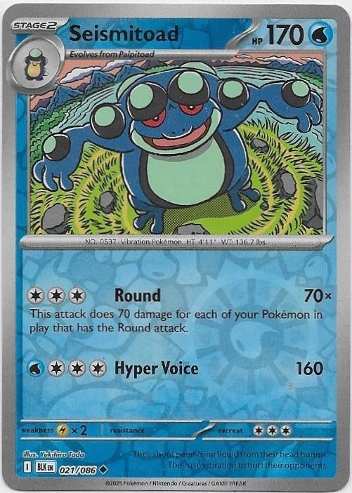 Black Bolt,  Seismitoad [reverse] 21/86, Verzenden, Nieuw, Losse kaart
