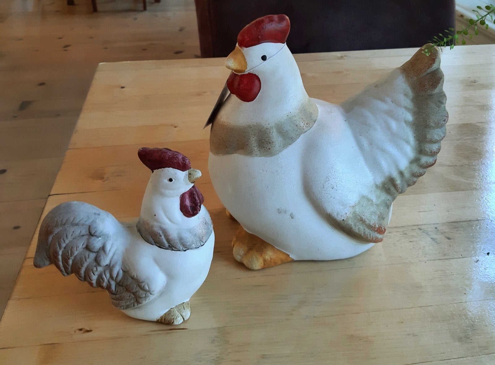 Nieuwe kippen decoraties klein en groot., Meerkleurig, Overige materialen, Nieuw, Ophalen of Verzenden