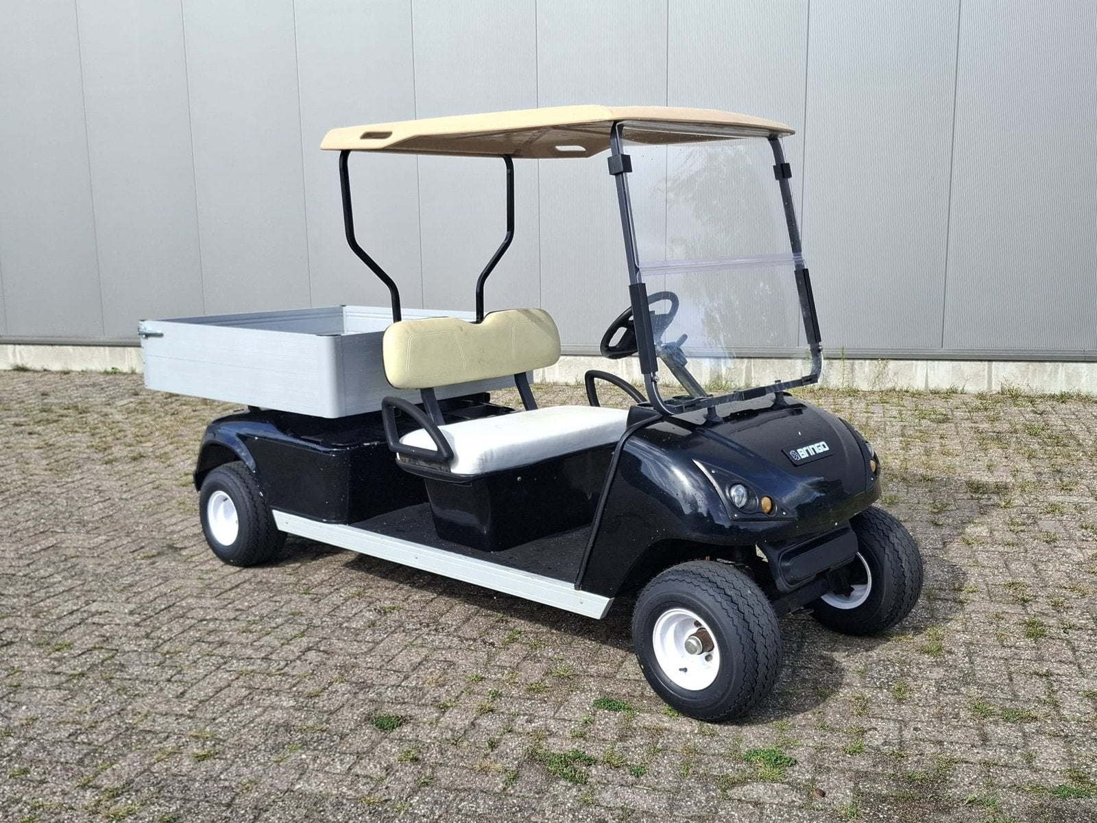 Golfkar met lange laadbak, nieuwe accus, Ophalen of Verzenden, Gebruikt, Golfkar, Overige merken