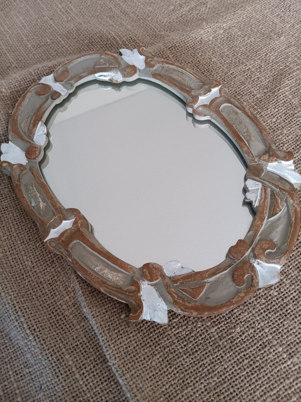 brocante spiegeltje, Antiek en Kunst, Ophalen of Verzenden
