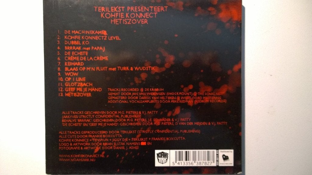 Kohfie Konnect - Terilekst Presenteert Kohfie Konnect, Cd's en Dvd's, Cd's | Nederlandstalig, Ophalen of Verzenden, Zo goed als nieuw