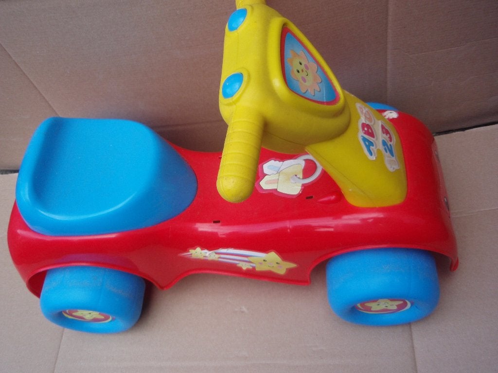 Fisher Price: Speelauto met licht en geluid, Ophalen, Zo goed als nieuw, Auto of Voertuig, Met licht