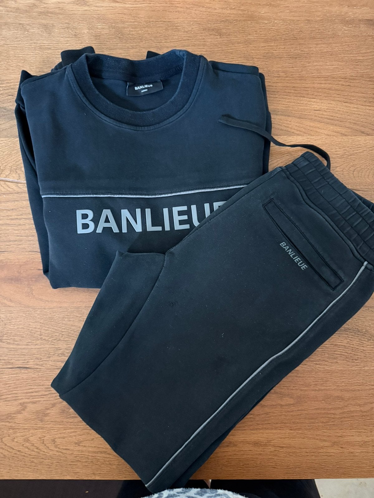 Banlieue pak maat m, Maat 48/50 (M), Zwart, Ophalen of Verzenden, Gedragen