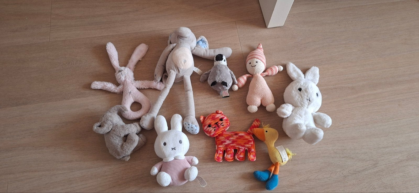 Diverse knuffels en knuffeldoekjes, Gebruikt, Overige merken, Konijn, Nijntje