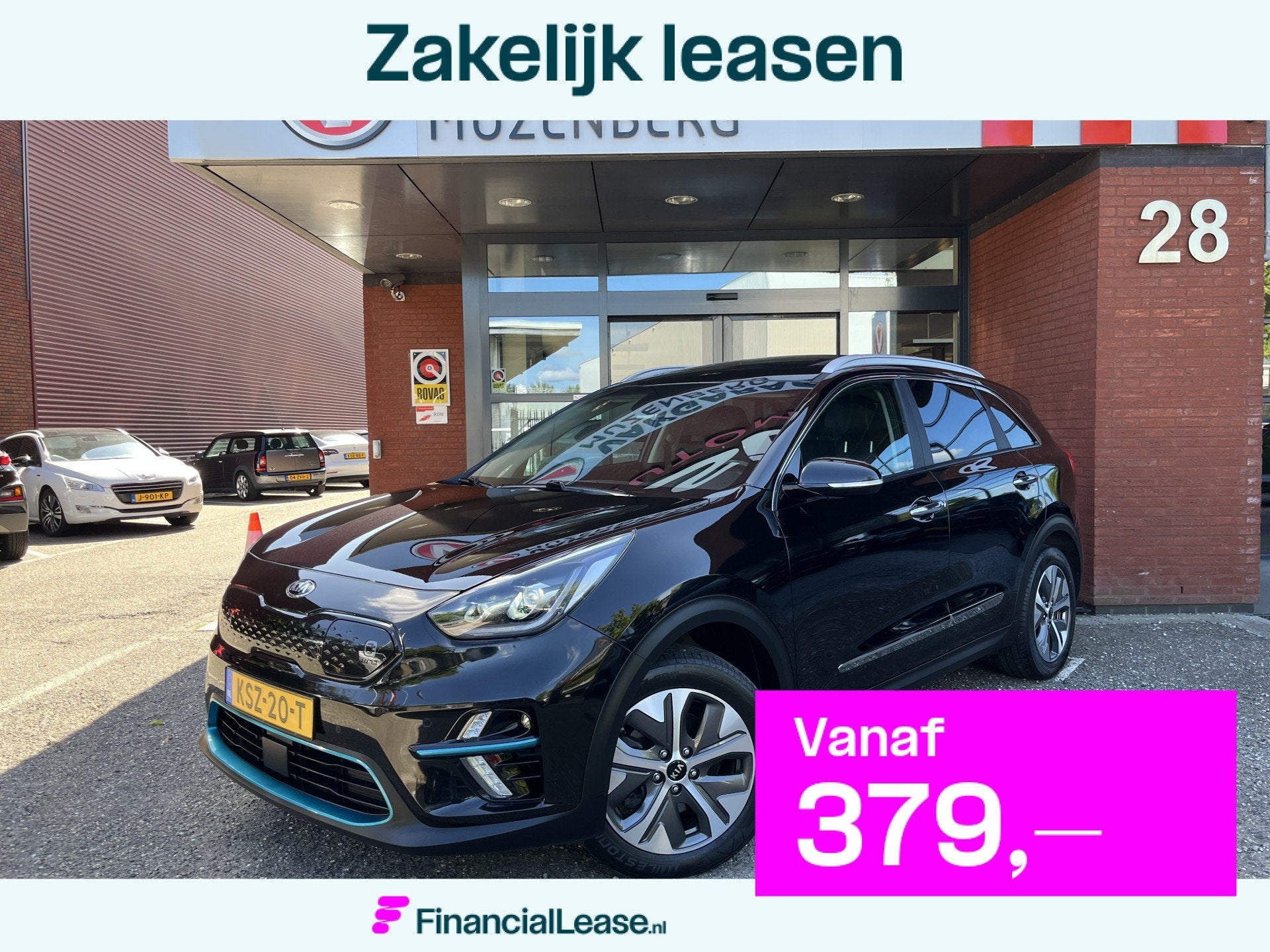 Kia e-Niro ExecutiveLine 64.8 kWh 94%SOH // SCHUIF-KANTELDAK