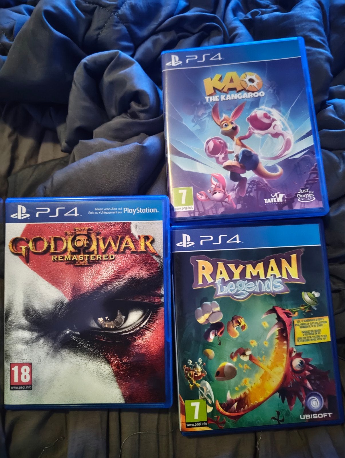 PS4 Games: God of War, Kao the Kangaroo, Rayman Legends, Avontuur en Actie, Gebruikt, Vanaf 18 jaar, 1 speler