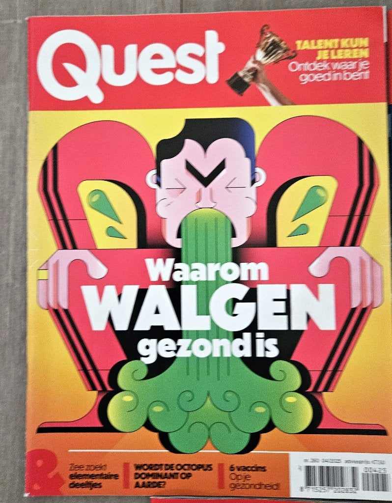 5 x Quest tijdschriften ZGAN, Boeken, Ophalen of Verzenden, Zo goed als nieuw, Overige typen