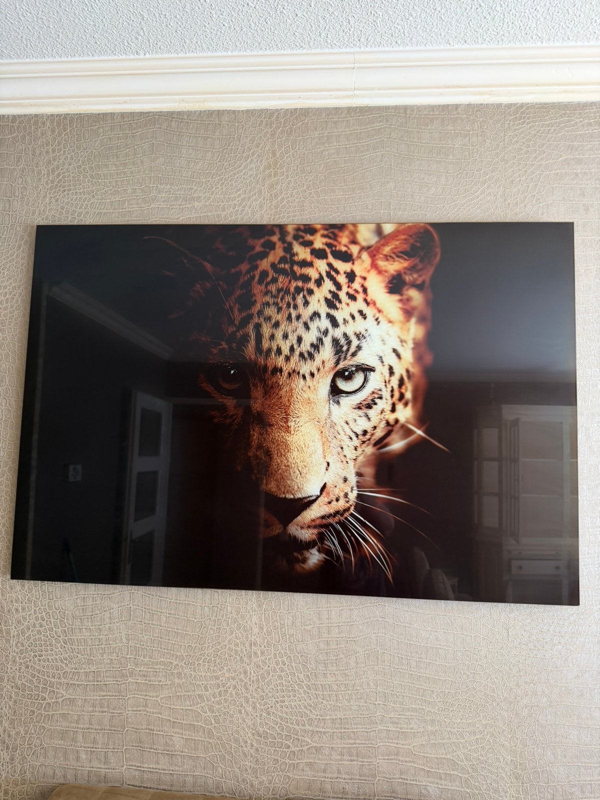 Glas schilderij, Ophalen, Zo goed als nieuw, Schilderij