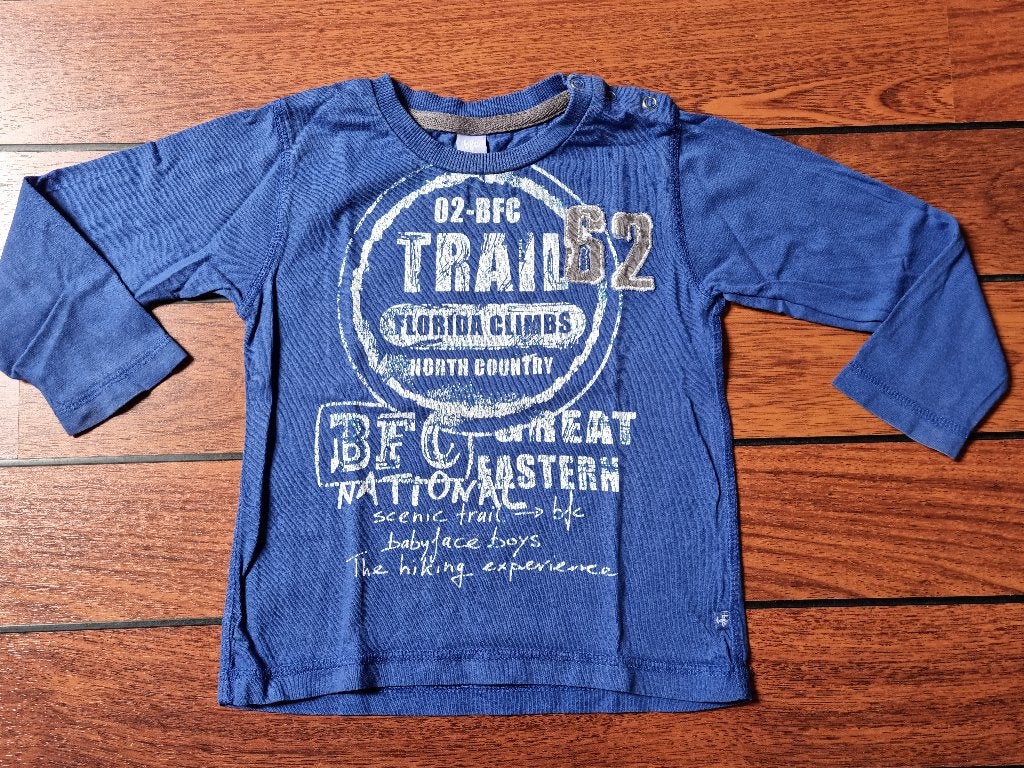 BFC shirt maat 92 ** LEUK SHIRT ** MOOI KLEURTJE **, BFC, Ophalen of Verzenden, Zo goed als nieuw, Shirt of Longsleeve