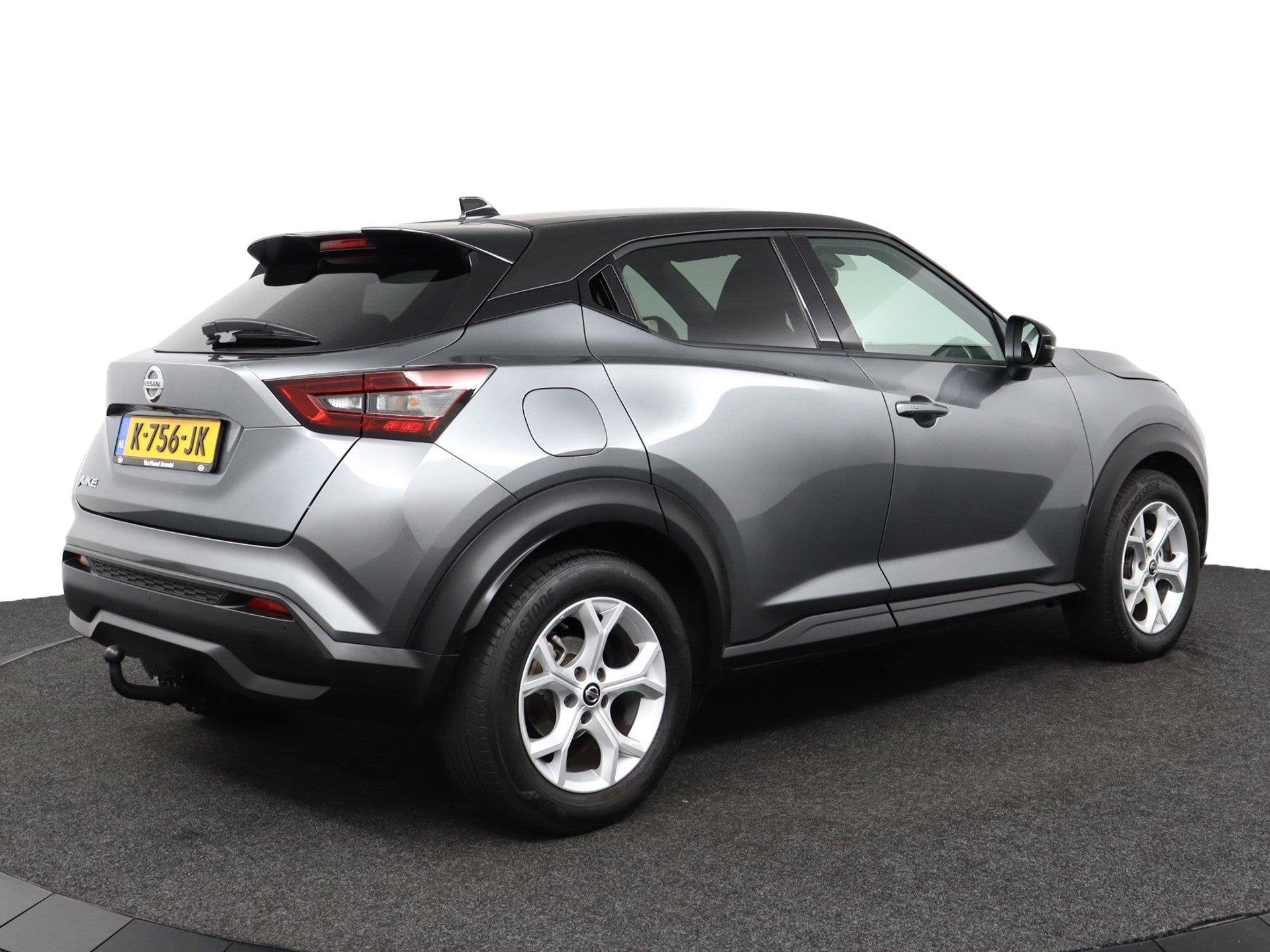 Nissan Juke 1.0 DIG-T N-Connecta Automaat | Apple Carplay/An, Auto's, 12 maanden, Stof, Euro 6, Origineel Nederlands