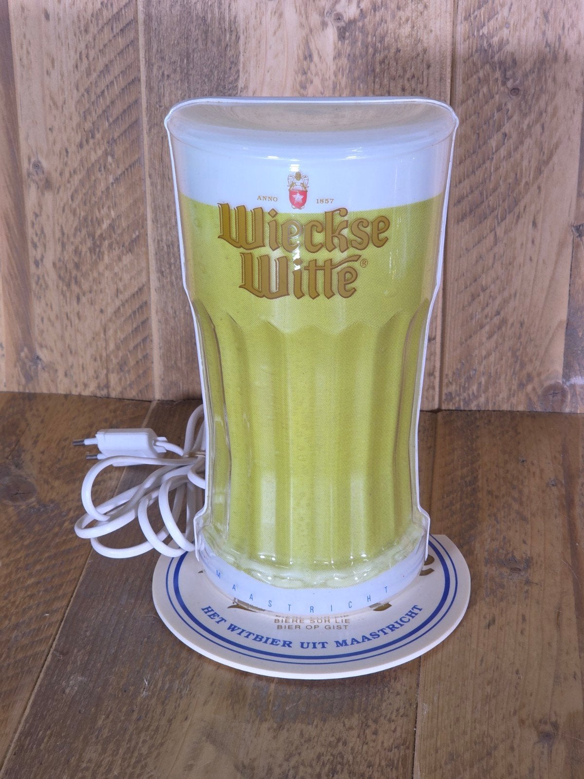 Wiekse Witte bier lamp, Verzamelen, Ophalen of Verzenden, Overige merken