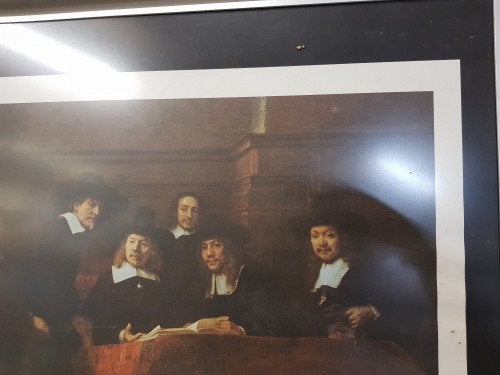prent  de staalmeester van toen, van rembrandt, Ophalen of Verzenden, 'T Olde Gre-j, Info@toldegrej.nl, Endepoelstraat 20f Didam
