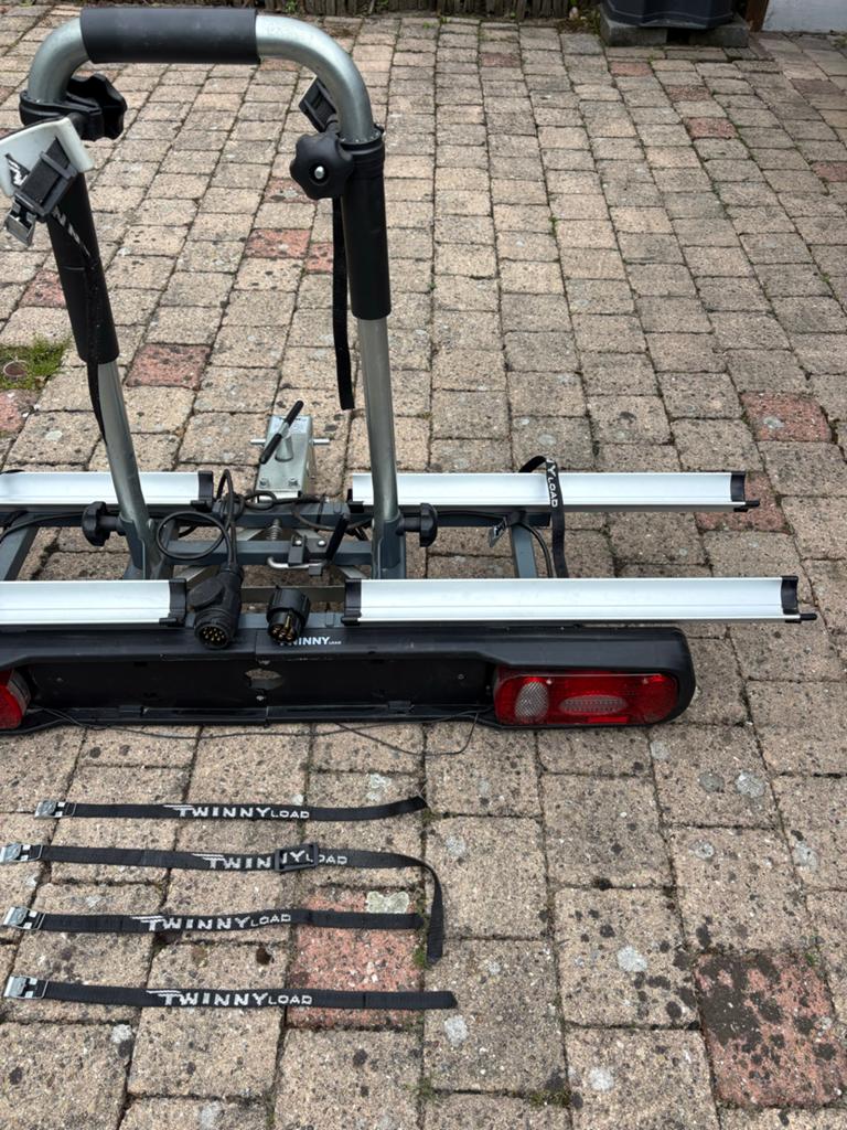 Twinny Load E-Base fietsendrager voor 2 fietsen, Ophalen, Gebruikt, 2 fietsen, Trekhaakdrager