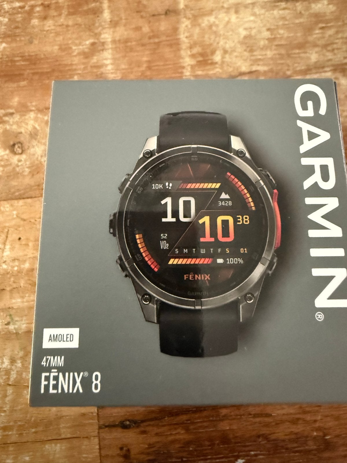 Nieuwe Garmin Fenix 8 Smartwatch 47mm AMOLED (Seal Dicht), Sieraden, Tassen en Uiterlijk, Zwart, Nieuw, Ophalen of Verzenden, Waterdicht