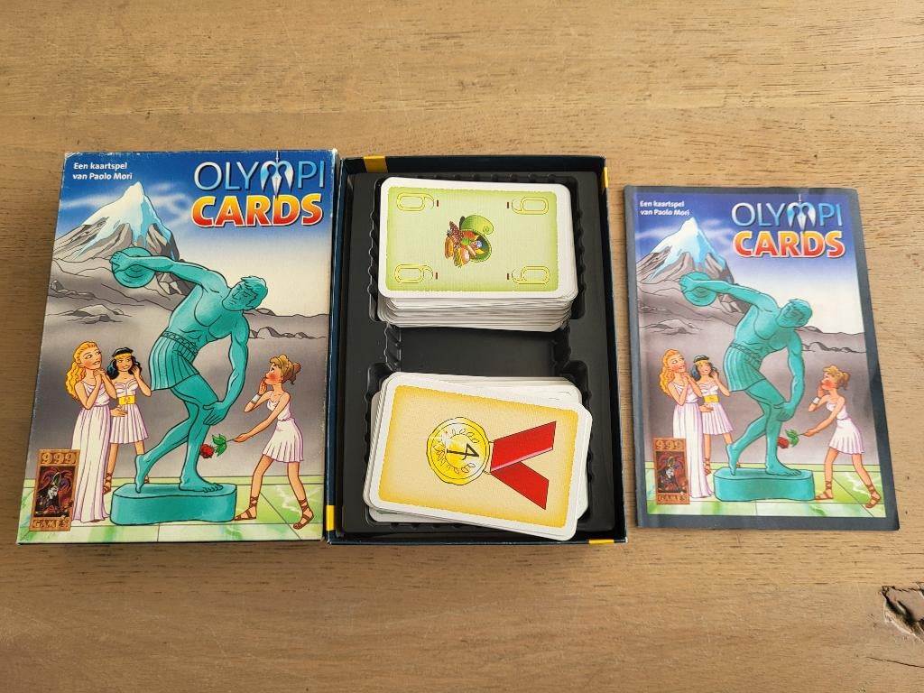 spel Olympicards, Hobby en Vrije tijd, Gezelschapsspellen | Bordspellen, Gebruikt, Een of twee spelers, Drie of vier spelers, Vijf spelers of meer