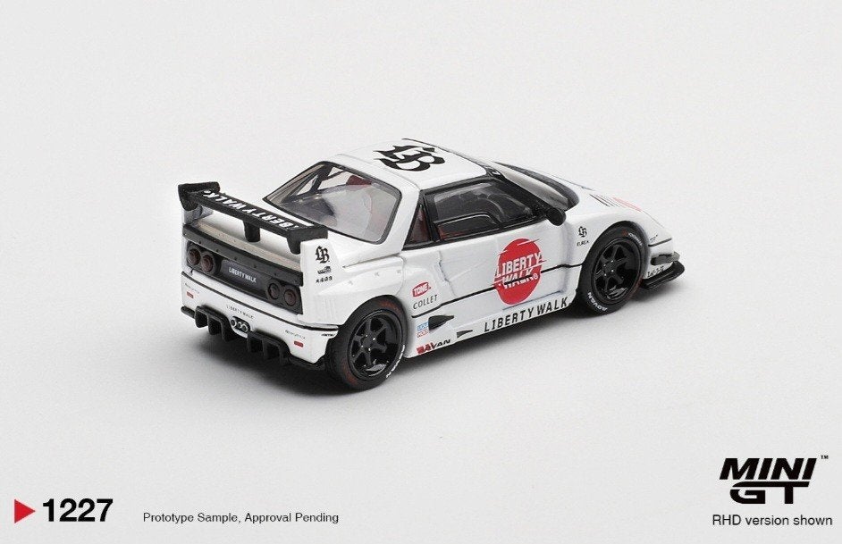 Mini Gt – 2025 Mazda AZ-1 Liberty Walk LB40 LB-Hinomaru, whi, Mymodelcar@outlook.com, Auto, Ophalen of Verzenden, Mini gt