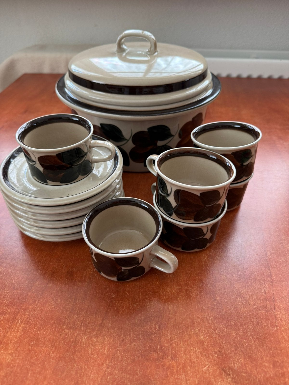 Arabia servies, Ophalen