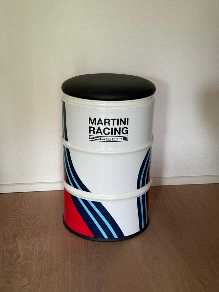 Porsche Martini Racing Barrel Seat, 1 kruk, Ophalen, 60 tot 90 cm
