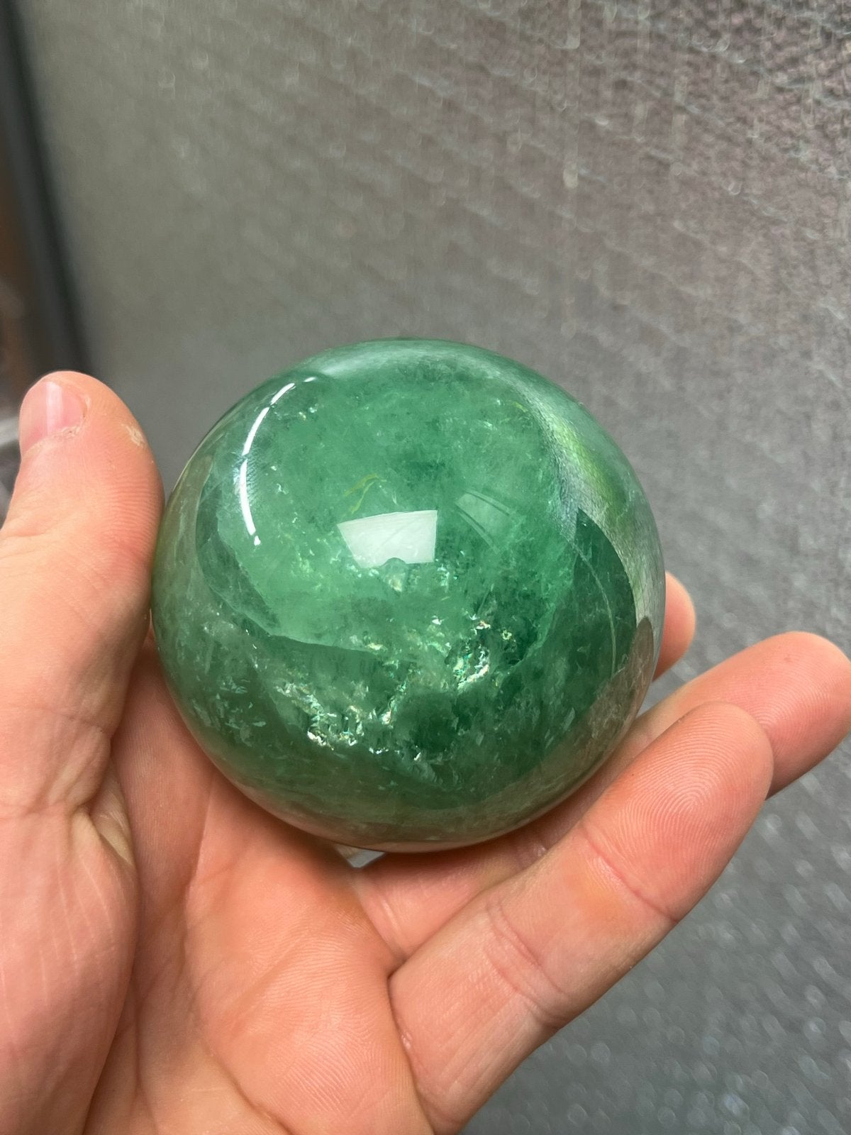 Groene Fluoriet Bol - 540 gram, ., Nieuw, Ophalen of Verzenden, .