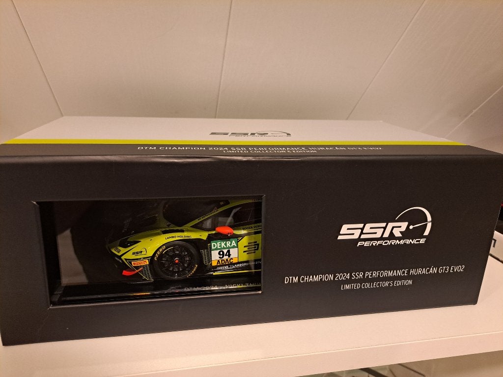 Lamborghini HURACAN EVO2 GT3 DTM 2024 Spark 1:18, Hobby en Vrije tijd, Modelauto's | 1:18, Ophalen of Verzenden, Nieuw, Overige merken