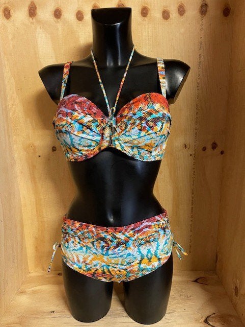 Prima donna bikini maat 80c taille slip 38 vegas strapless, Verzenden, Nieuw, Meerkleurig, Bikini