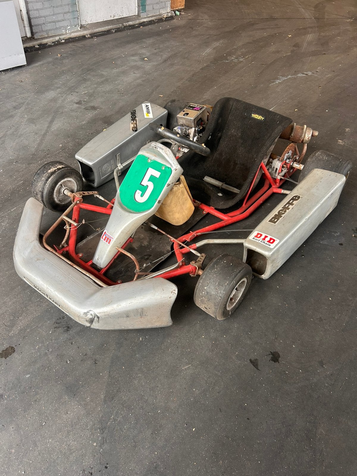 Kart met motor problemen, Sport en Fitness, Karting, Ophalen, Gebruikt, Kart