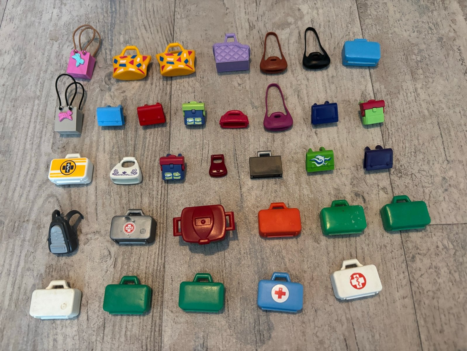 Playmobil losse onderdelen: tassen, koffers, rugzakken, Kinderen en Baby's, Speelgoed | Playmobil, Ophalen of Verzenden, Gebruikt