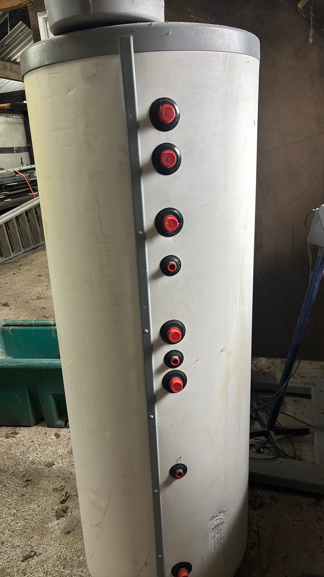 Nibe 200 liter boiler nieuw transport schade, Ophalen, 100 liter of meer, Boiler, Minder dan 3 jaar oud