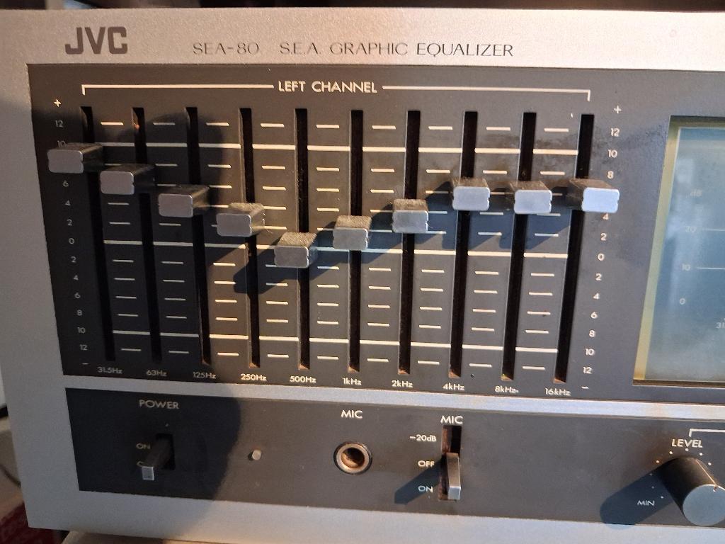 Jvc SEA 80., Audio, Tv en Foto, Ophalen of Verzenden, Gebruikt, JVC