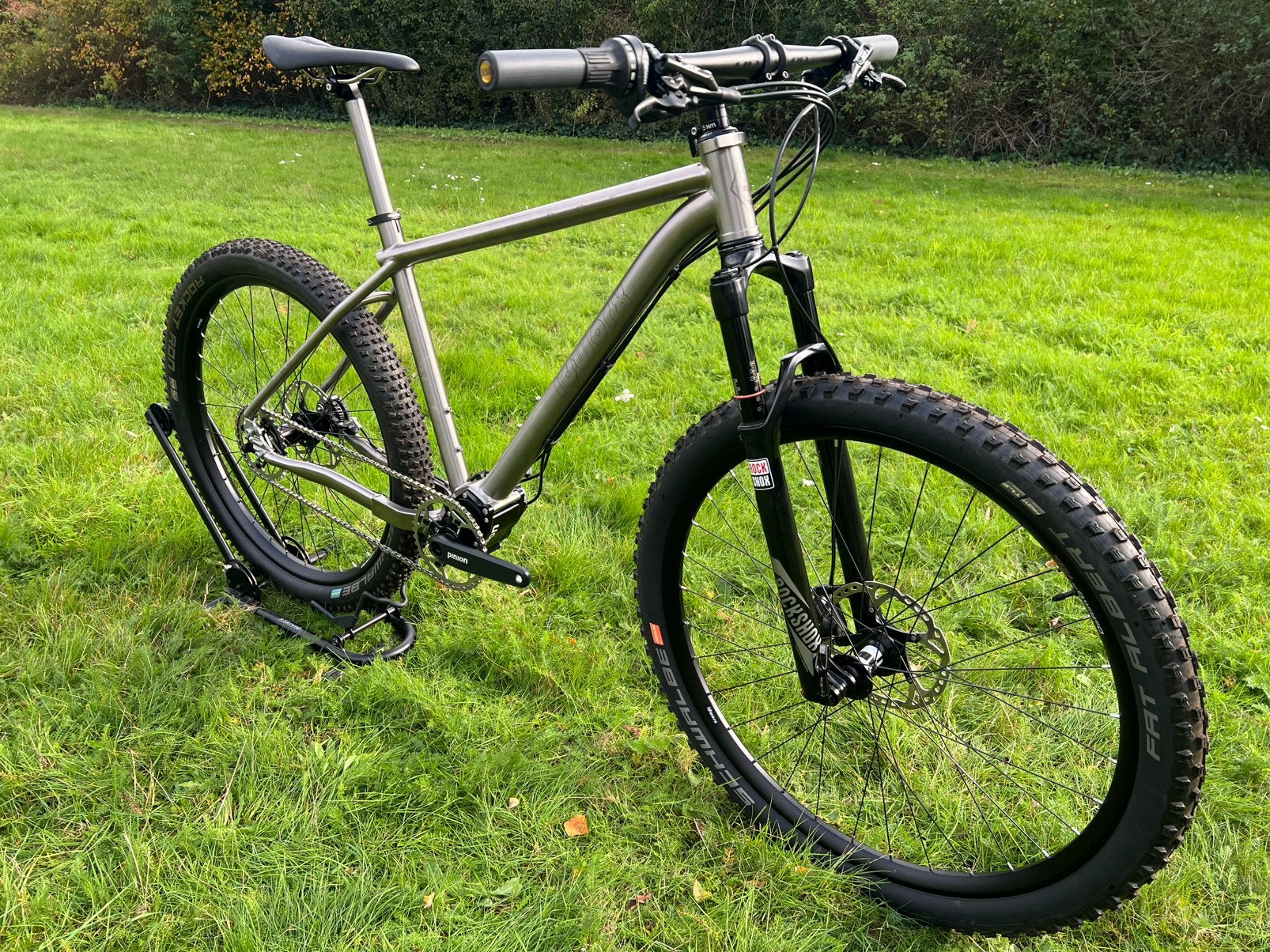 Idworx Rock O Pinion Ti P1.18. 51cm Rock Shox Reba Shima XT, Overige merken, Fully, ., Nieuw