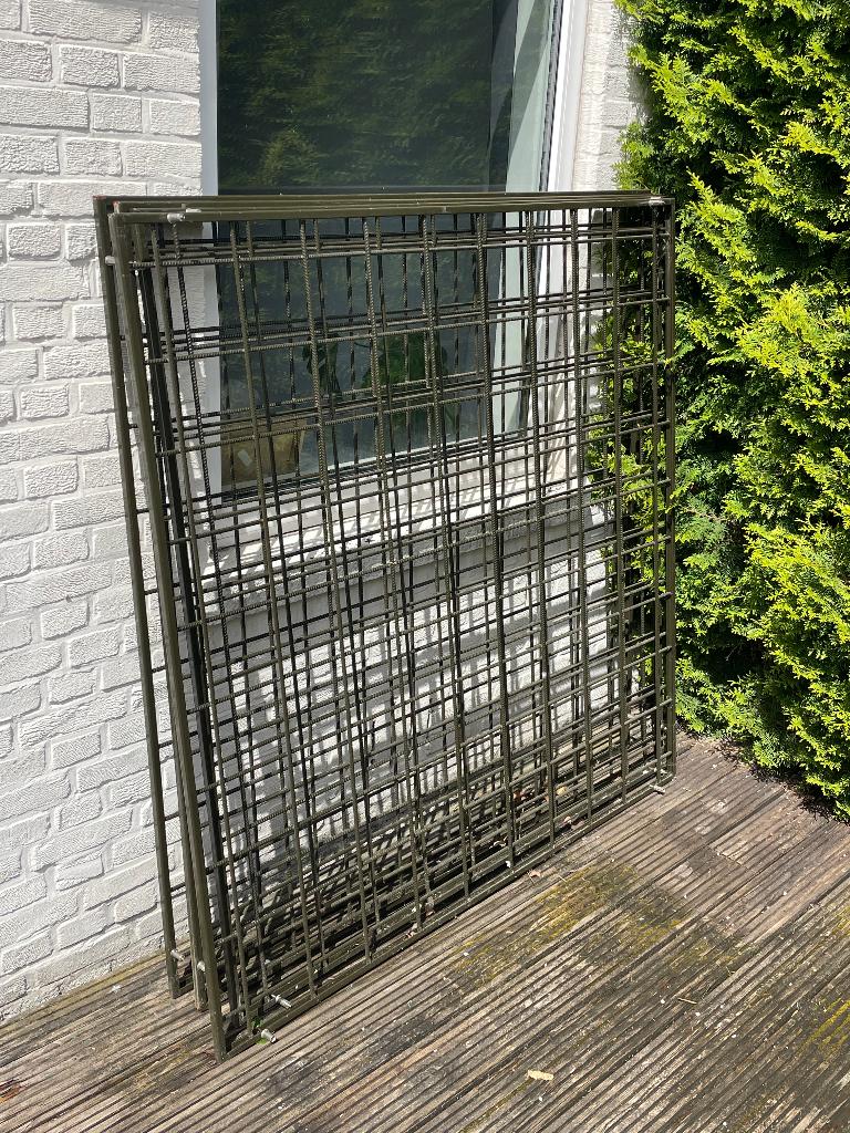 Metalen Klimrek / Schutting, Tuin en Terras, Ophalen, Minder dan 3 meter, IJzer, 1 tot 2 meter