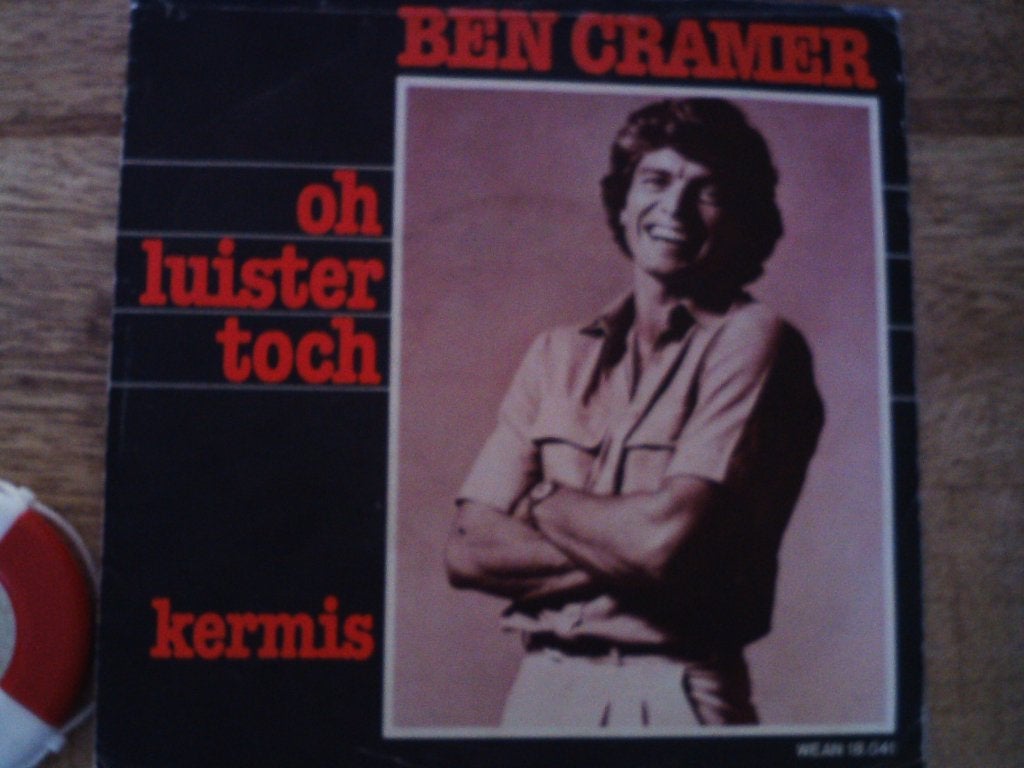 ben cramer - oh luister toch  15jul, 7 inch, Ophalen of Verzenden, Zo goed als nieuw, Fotohoes