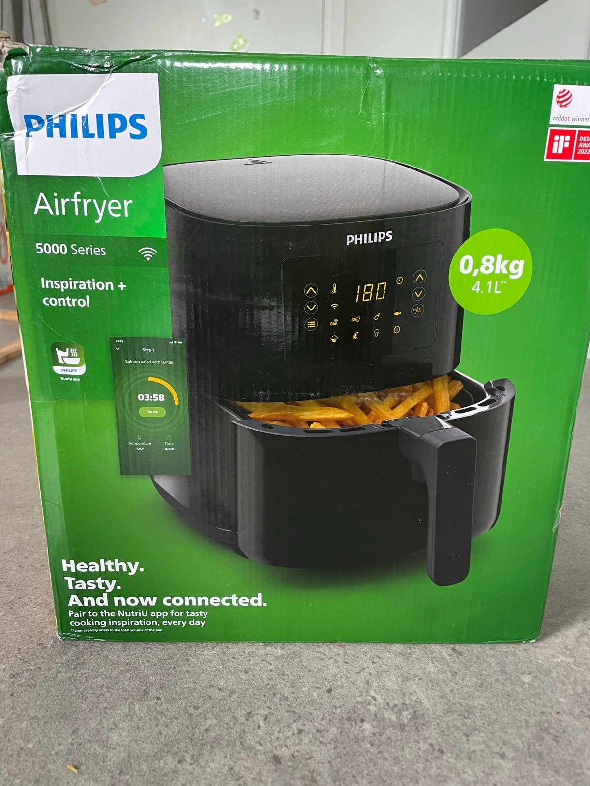 Philips Essential Airfryer 5000 series 4,1 liter, Ophalen of Verzenden, Nieuw, Airfryer, 750 t/m 999 gram