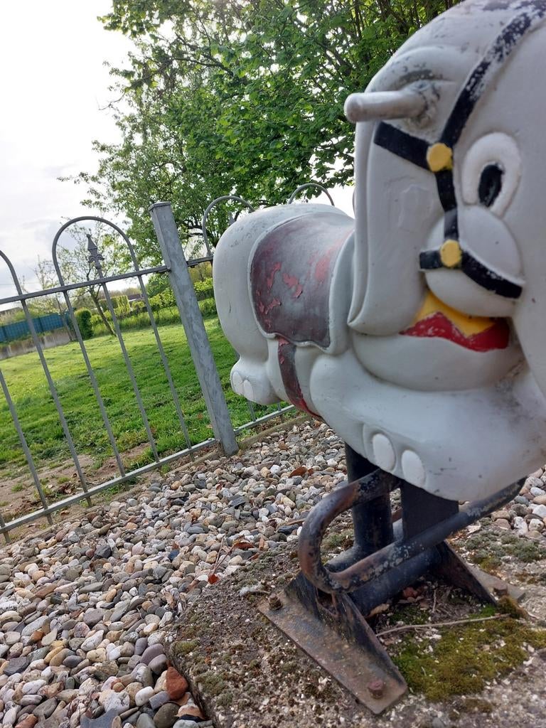 Vintage Wipkip Olifant - Speeltuin Toestel, Ophalen, Gebruikt, Jongen of Meisje