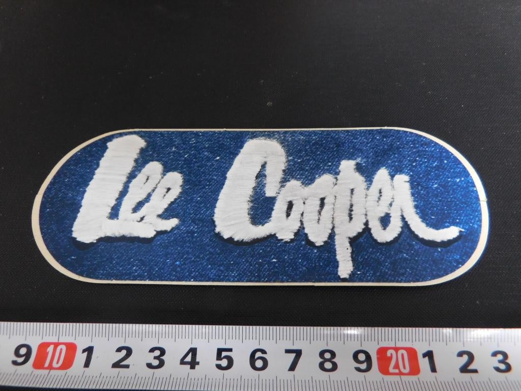 sticker LEE COOPER  Jeans, Verzamelen, Ophalen, Zo goed als nieuw