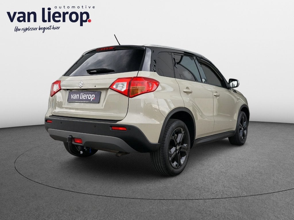 Suzuki Vitara 1.4 S Allgrip TREKHAAK | CARPLAY | CAMERA | XE, Auto's, Suzuki, Automaat, Gebruikt, Zwart, Bruin