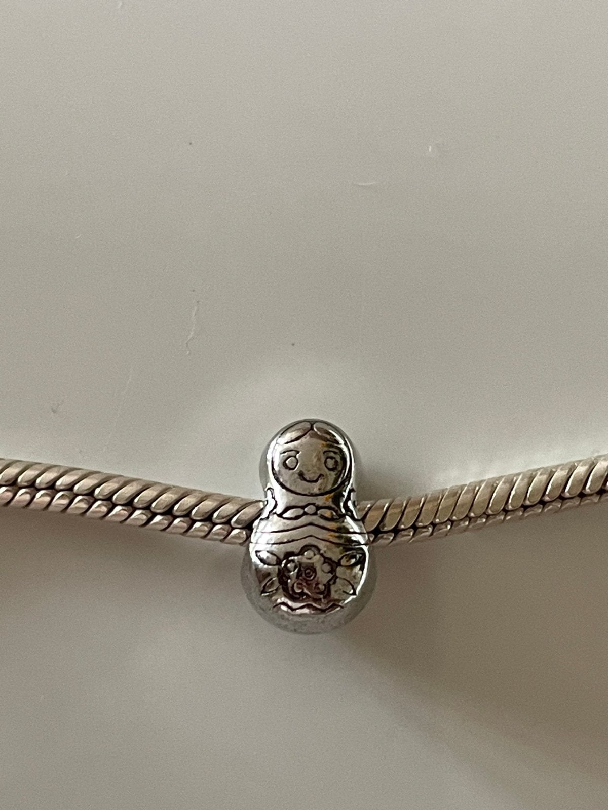 Bedel babushka, Ophalen of Verzenden, Zo goed als nieuw, Zilver, Pandora