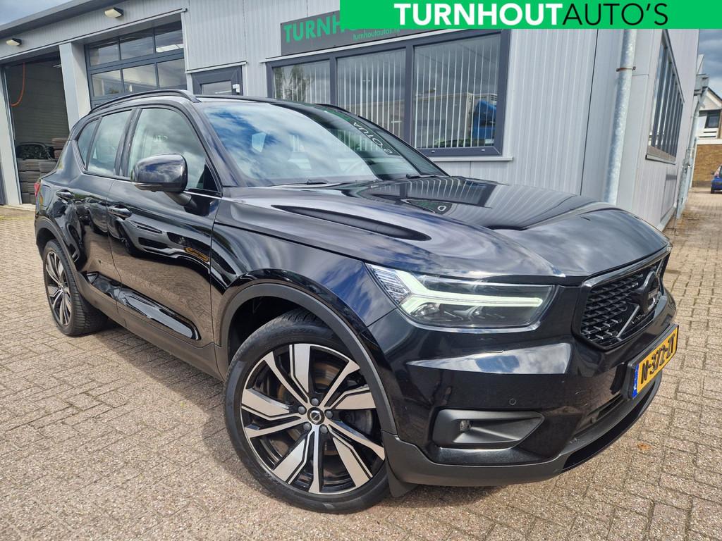 Volvo XC40 T4 Recharge R-Design PANO | Harman Kardon | 360 |, Auto's, Zwart, Bedrijf, Hybride Elektrisch/Benzine, 3 cilinders