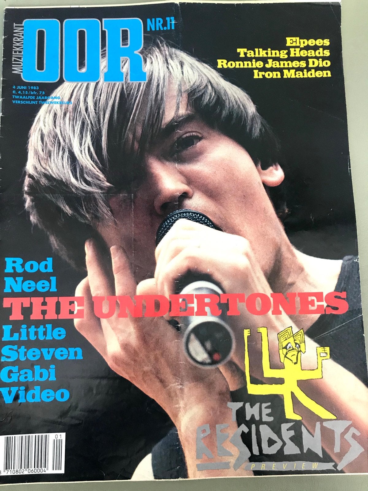 Muziekkrant OOR 1983 TIME BANDITS The Undertones ROD STEWART, Ophalen of Verzenden, Zo goed als nieuw, Muziek, Film of Tv