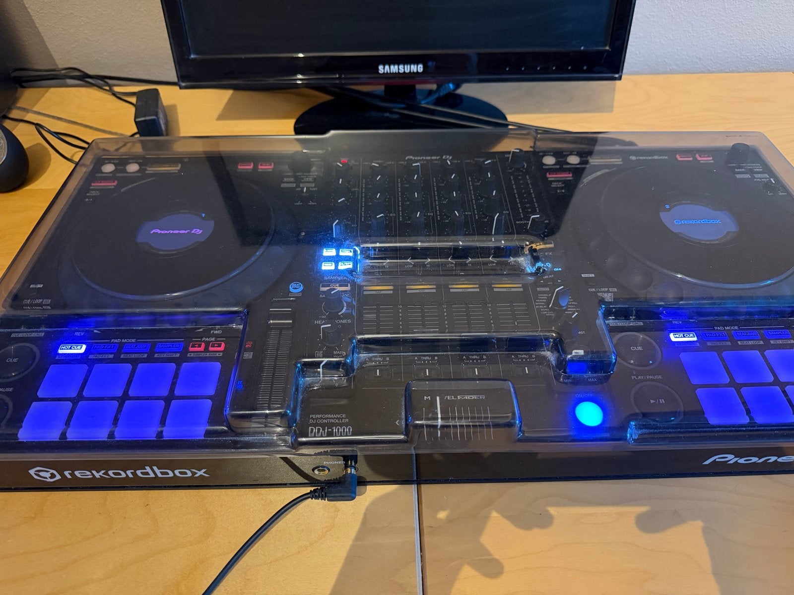 Pioneer DDJ-1000 DJ-controller met decksaver, Muziek en Instrumenten, Dj-sets en Draaitafels, Ophalen, Zo goed als nieuw, Dj-set